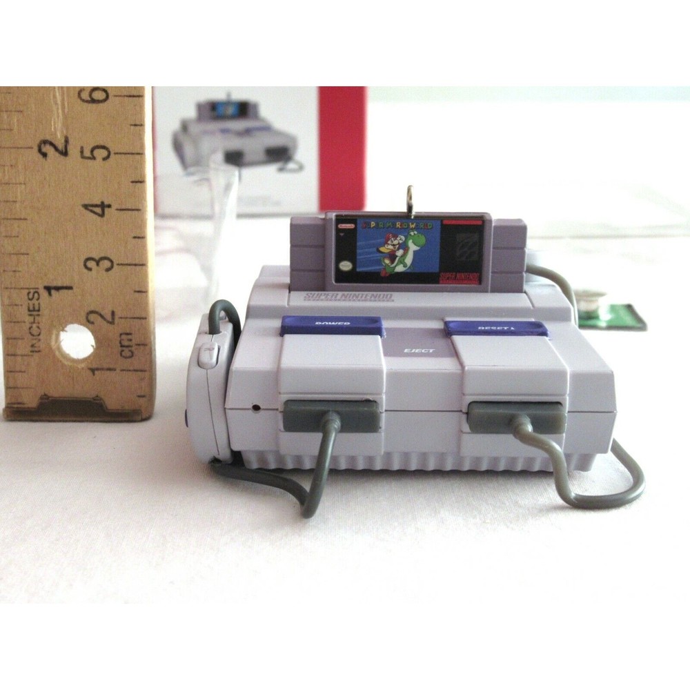 FLAW* 2021 Hallmark SuperMarioWorld Nintendo Console Ornament Magic Light Sound